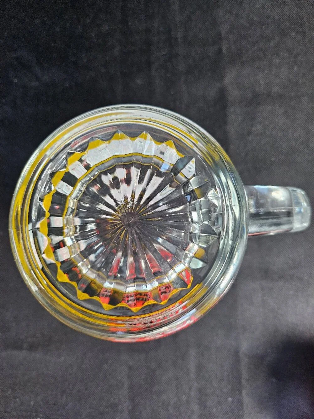 Vintage 1995 Nebraska Huskers National Champions Glass Beer Mug Tom Osborne 12-0